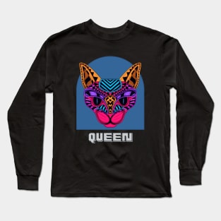 Queen Cat Long Sleeve T-Shirt